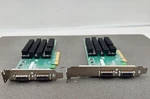 Lot Of Intel EXPX9502CX4G1P5 10 Gigabit Dual Port Adapter. Fixed Price $89.99.