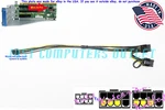 12" Hp DL380 ML350 GEN10 Dual 6+2 Pin Pci-e Gpu Power Cable 879154-001. Fixed Price $16.99.