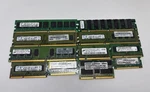 Mixed Lot Of Laptop & Server Ram (10 Sticks) DDR2 DDR3 So-dimm Samsung Micron. Fixed Price $179.95.
