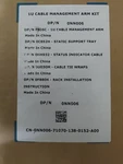Lot Of 3 Dell 1U Cable Management Arm Kit 0NN006 - Brand New Sealed. Fixed Price $54.99.