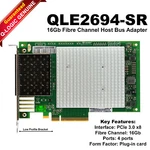 Qlogic QLE2694-SR 16GB Quad Port Fc Pcie GEN3 X16 Hba Card High Performance. Fixed Price $61.59.