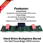 Dell Poweredge Vrtx Small Form Factor 25-BAY Sas 2.5" Hdd Backplane Board V38K3. Fixed Price $15.50.