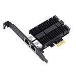 Intel I226 Dual Port 2.5GB Network Card Pcie X1 To RJ-45 Controller Nic Adapter. Fixed Price $40.55.