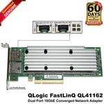 Dell Qlogic QL41162HLRJ Dual-port 10GBASE-T Pci-e 3.0X8 Network Card Lp 2J3X7. Fixed Price $75.39.