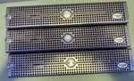Lot Of 3 Dell Poweredge 2850 Front Bezel Covers Good / 1 Damaged. Fixed Price $20.00.