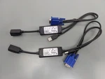 (2) Dell 0UF366 Usb Vga Kvm System Interface Pod Sip Cables. Fixed Price $11.97.