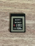 Sony Xqd 128GB High Speed Card QD-G128E R: 440 Mb/s W: 400. Fixed Price $109.99.