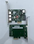 Siig JU-P40212-S1 Dp Usb 3.0 3-PORT Pcie Adapter High Profile Tested Working. Fixed Price $24.99.