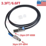 Mini Sas SFF-8088 To Hd SFF-8644 Cable Emc 038-003-811 3.3/6.6FT. Fixed Price $24.94.