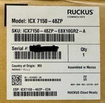 Ruckus Port Gigabit Poe+ Switch ICX7150-48ZP-E8X10GR2-A Ps. Fixed Price $2099.00.