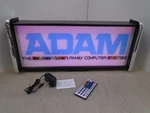 Coleco Vision Adam Computer Led Display Lighted Sign Lightbox Wall Hanging. Fixed Price $125.00.