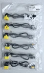 New 6 Pack Apc AP8712R Netshelter Locking Power Cord Kit C19 To C20 (90 Degree). Fixed Price $99.95.