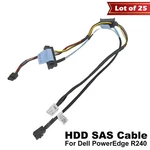 Lot Of 25 Dell Poweredge R240 Cold Backplane Sas Cable Plus Card R04MH. Fixed Price $299.99.