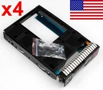 4PCS 651314-001 3.5" Sas Hdd Tray Caddy W/2.5" Adapter For Hp DL160 DL360P G8 G9. Fixed Price $55.96.