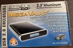 Mad Dog Multimedia Mega Vault 2.5" Hard Drive Case/enclosure Usb 2.0 Open Box. Fixed Price $12.00.