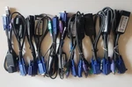 Lot Of 11 Pieces Vertiv Avocent DSAVIQ-PS2M Kvm Cable, Vga, RJ45, Usb, 2XPS/2. Fixed Price $72.37.