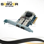 Qnap Dual Port Sfp+ 10GBE Pci Network Card QXG-10G2SF-CX4. Fixed Price $219.99.