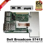 Dell Broadcom 57412 2X10GBE Sfp+ & 2X1GBE RJ45 Rndc Network Daughter Card Nwmnx. Fixed Price $16.98.