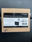 Startech 10/100 Multi Mode Fiber To Ethernet Media Converter Sc 2KM With Poe. Fixed Price $35.00.