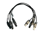 Lot Of 5 Cisco STACK-T2-1M V01 Meter Stacking Cable 800-40806-01 *se. Fixed Price $45.00.