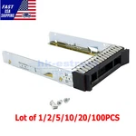 Lot Lenovo 2.5" Sas Sata Hard Drive Tray Caddy For ST250 ST550 SR550 SR650 SR850. Fixed Price $324.50.