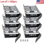 Lot Dell 3.5"LFF Sata Sas Drive Tray R730XD R530 R630 0KG1CH W/screws. Fixed Price $143.00.