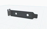 Low Profile Pci Bracket For Gigabyte WBAX200 Wifi Card With Aerial Holes. Fixed Price $11.64.