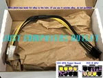 12" Custom Supermicro 8-PIN Pci-e Gpu Power Cable CBL-PWEX-0665. Fixed Price $14.99.