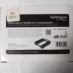 Startech Dual 2.5" Ssd Hdd Mounting 3.5" Bay BRACKET225PT New. Fixed Price $12.39.