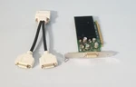 Nvidia Pci-e NVS-280 64MB Graphics Card Ibm 90P1057 Dvi Cable. Fixed Price $50.00.
