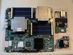 Dell C2100 Server Board + Dual Xeon E5620 Cpus Accessory Cards. Fixed Price $99.99.