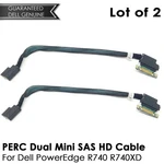 Lot Of 2 New Dell Perc R740XD Dual Mini Sas Hd Cable 1RRJP. Fixed Price $46.99.