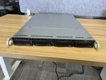 Supermicro 1U 4-BAY Server Chassis W/ Dual Platinum Psu 500W, Fans, Pcu. Fixed Price $65.00.
