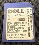 Dell R13HY 2GB Flexaddressplus Cmc Extended Storage Sd Card. Fixed Price $23.50.
