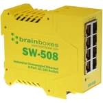 Brainboxes SW-508 Industrial Ethernet 8-PORT Switch Din Rail Mountable. Fixed Price $136.70.