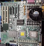 Supermicro X7DBE Dual-socket LGA771 Server Board Includes Xeon E5410 Cpu 32GB. Fixed Price $129.00.