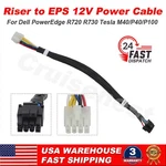 Server Gpu Power Cable For Dell R720 R730 To Tesla P40 P100 Eps 12V Adapter. Fixed Price $21.99.