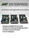 Hp 331FLR 4-PORT Gigabit Ethernet Adapter Pcie Lot Of Tested. Fixed Price $34.95.