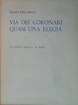 Dell'arco Via Dei Coronari Quasi Una Elegia. Fixed Price $15.12.