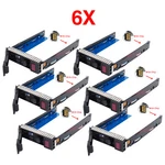 6 Pack Hp 3.5" Lff Hdd Drive Tray Caddy For Proliant DL380E DL380P GEN8 GEN9. Fixed Price $35.64.