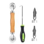 King&charles Screen Roller Tool, With Bearing - 2 1, Silver. Fixed Price $13.35.