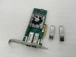 Hp Qlogic QLE2662 Dual Port 16GB Sfp+ Hba Adapter Card QW972-63001 2X E7Y09A. Fixed Price $27.00.